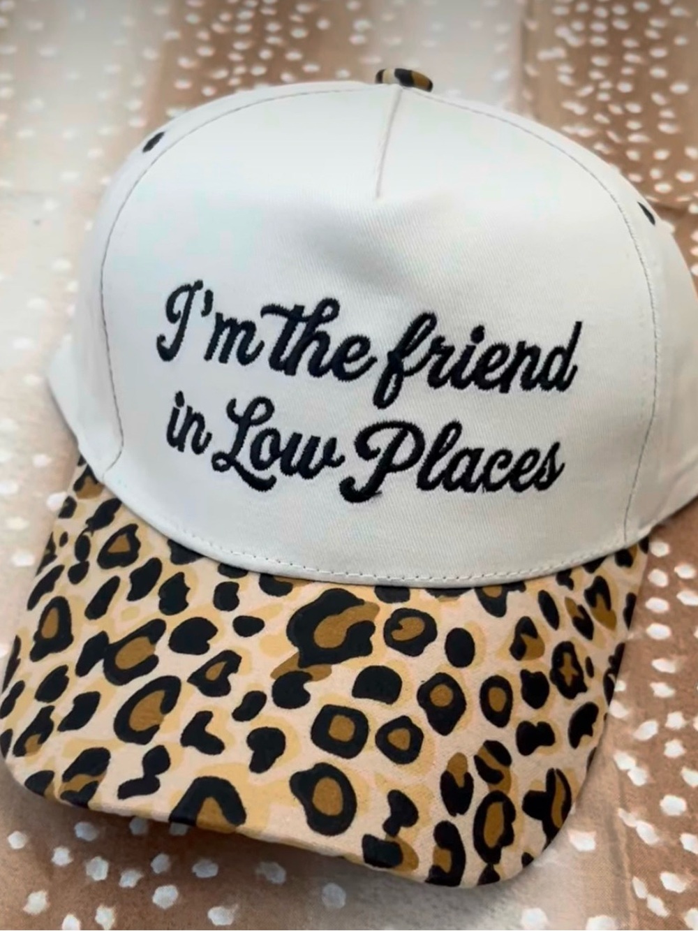 Friend in Low Places Cap, NEW with tags